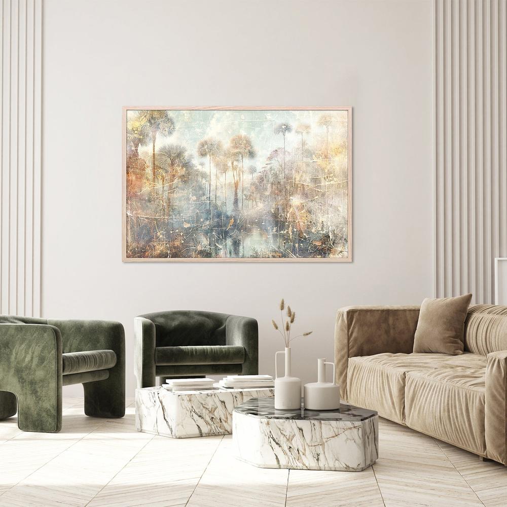 Misty Palm Wetlands-by-Rafal Kulik-wall-art-print-canvas-poster-framed-Gioia