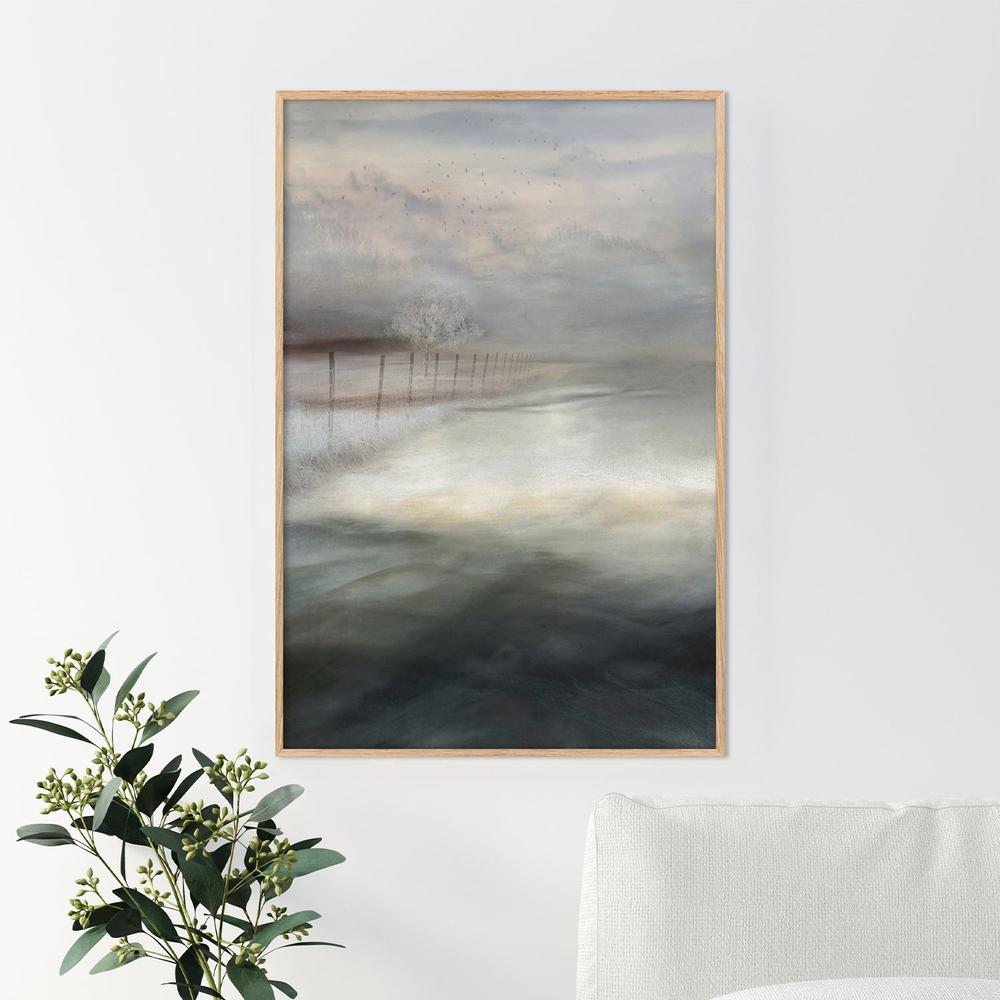 Misty Winter Landscape-by-Christina Sillen-wall-art-print-canvas-poster-framed-Gioia