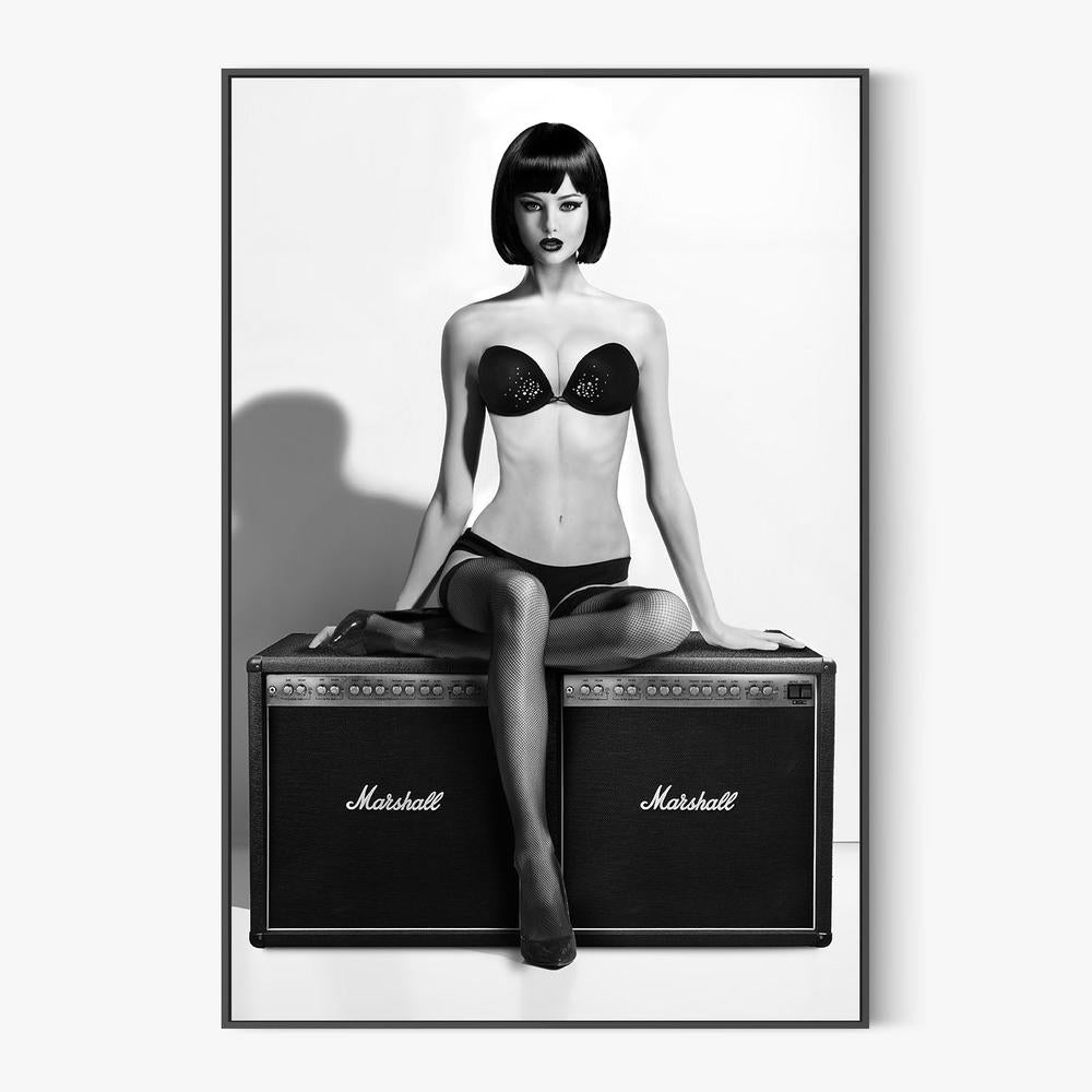 Monochrome Studio Glamour-by-David Drake-wall-art-print-canvas-poster-framed-Gioia