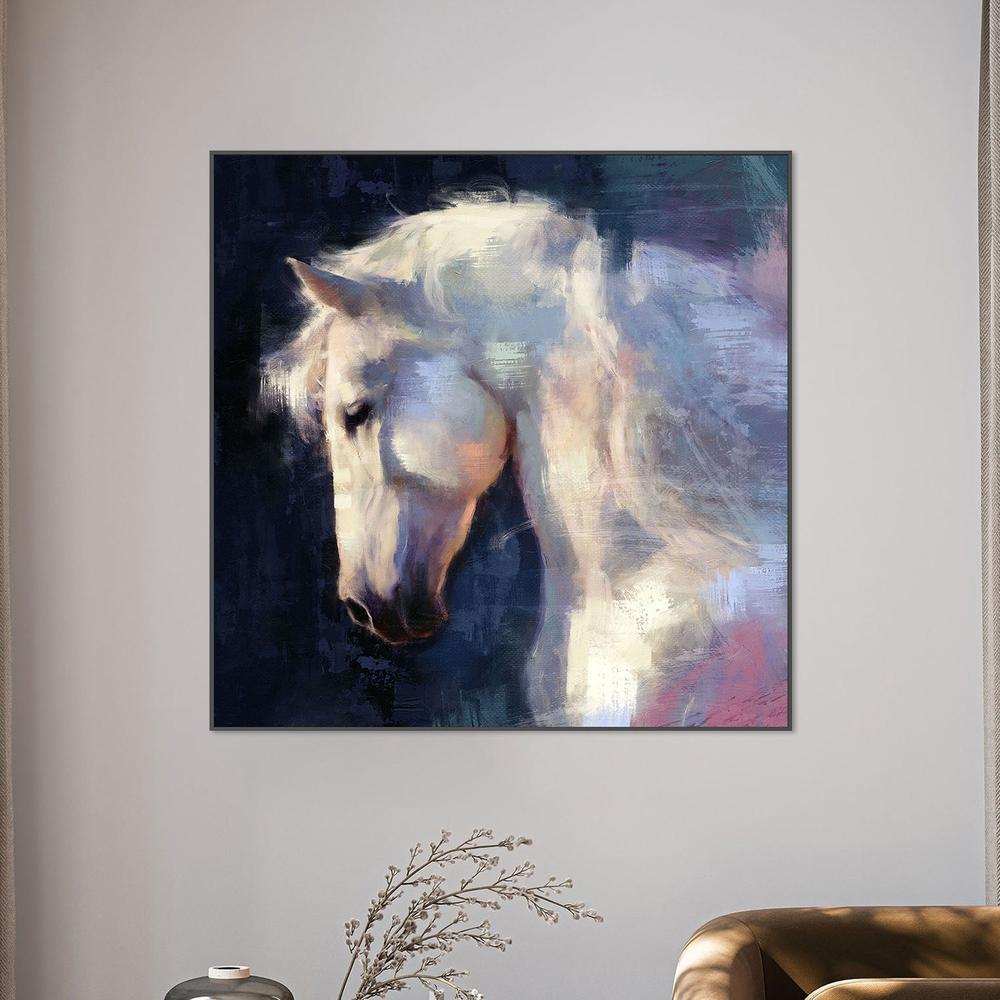Moonlit Stallion, Style B-by-Gioia Template-wall-art-print-canvas-poster-framed-Gioia