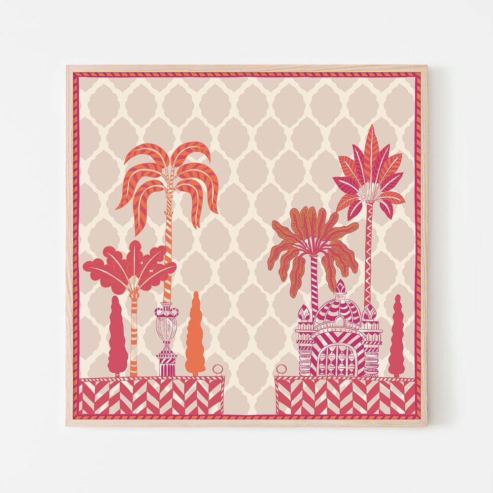 wall-art-print-canvas-poster-framed-Moorish Palm Oasis-6