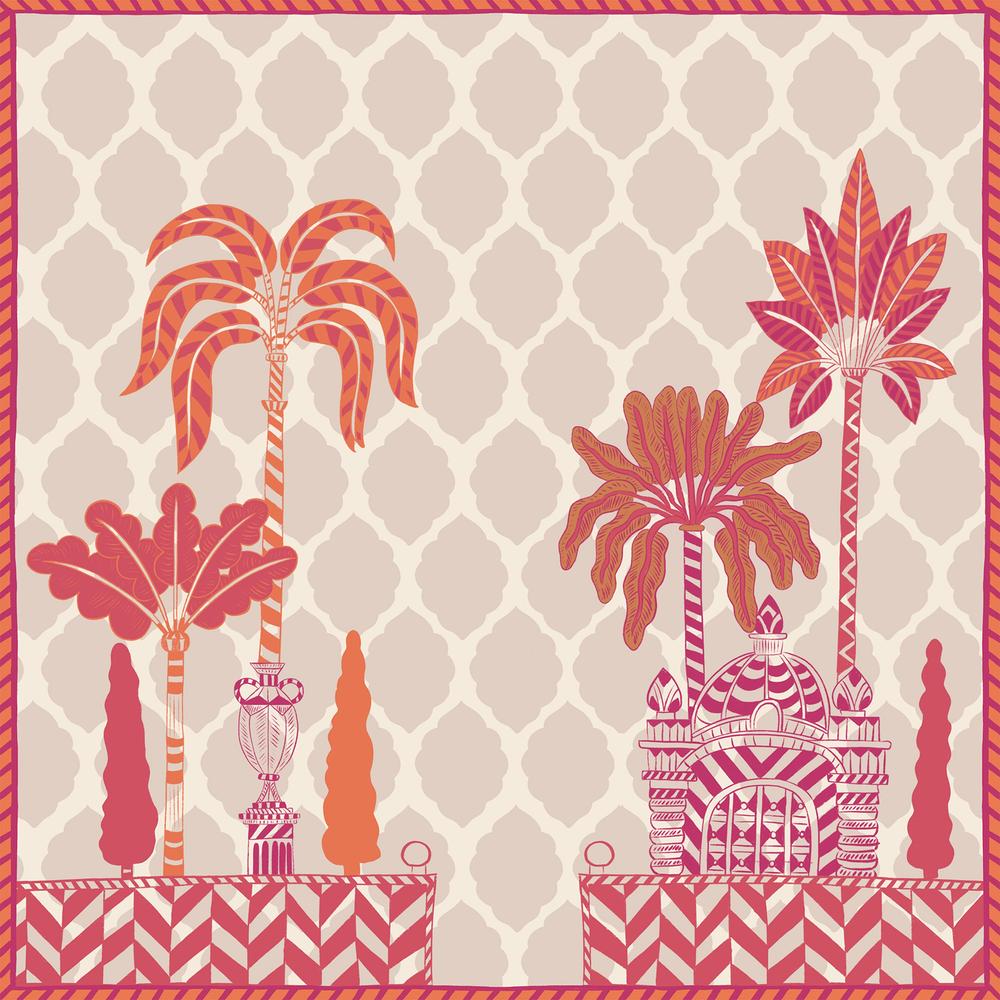 wall-art-print-canvas-poster-framed-Moorish Palm Oasis-1