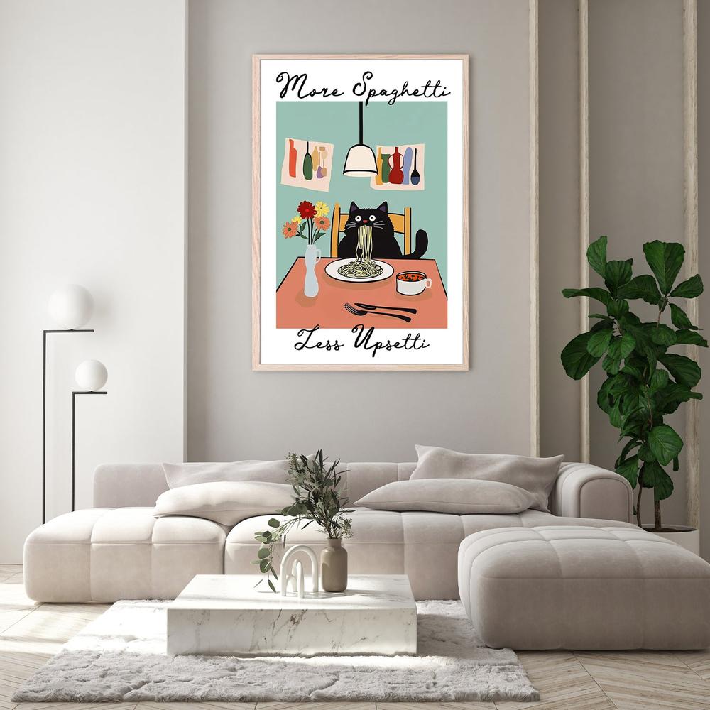 More Spaghetti-by-Kathrin Pienaar-wall-art-print-canvas-poster-framed-Gioia