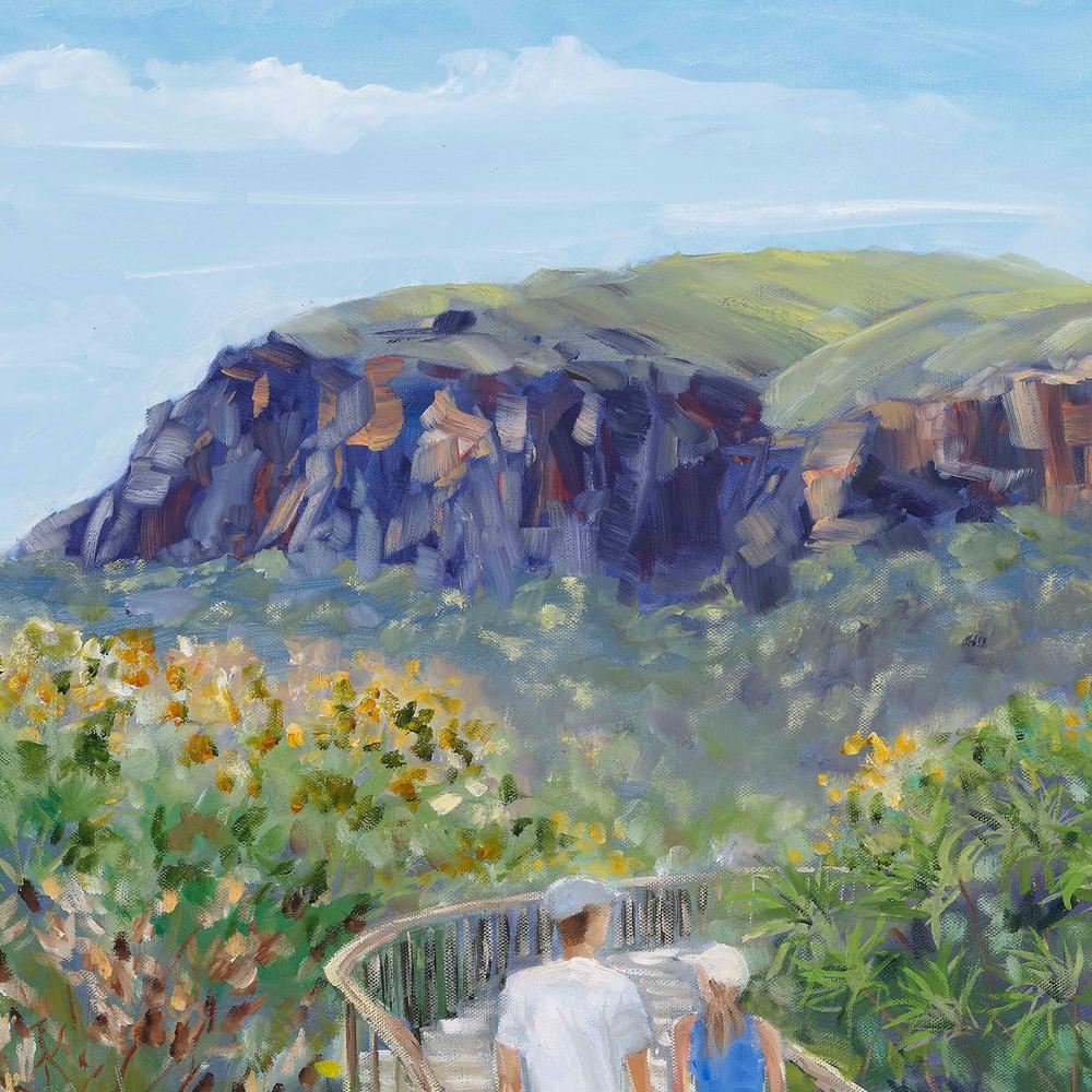 Mount Coolum-by-Meredith Howse-wall-art-print-canvas-poster-framed-Gioia