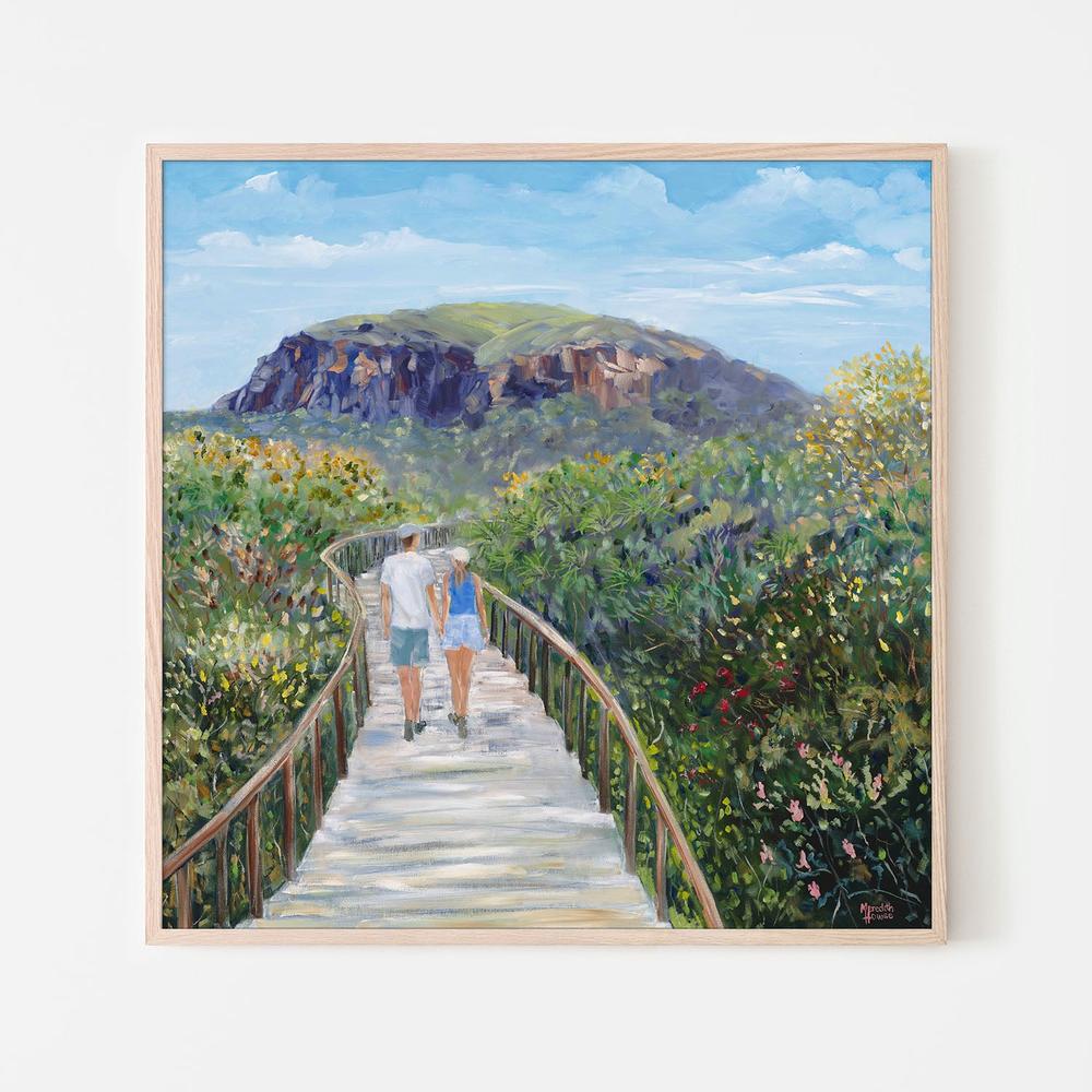 Mount Coolum-by-Meredith Howse-wall-art-print-canvas-poster-framed-Gioia