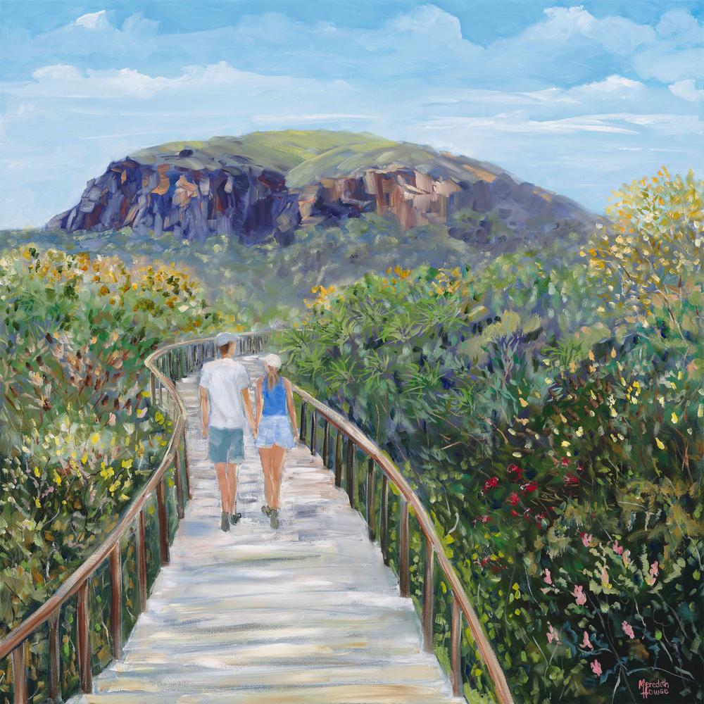 Mount Coolum-by-Meredith Howse-wall-art-print-canvas-poster-framed-Gioia