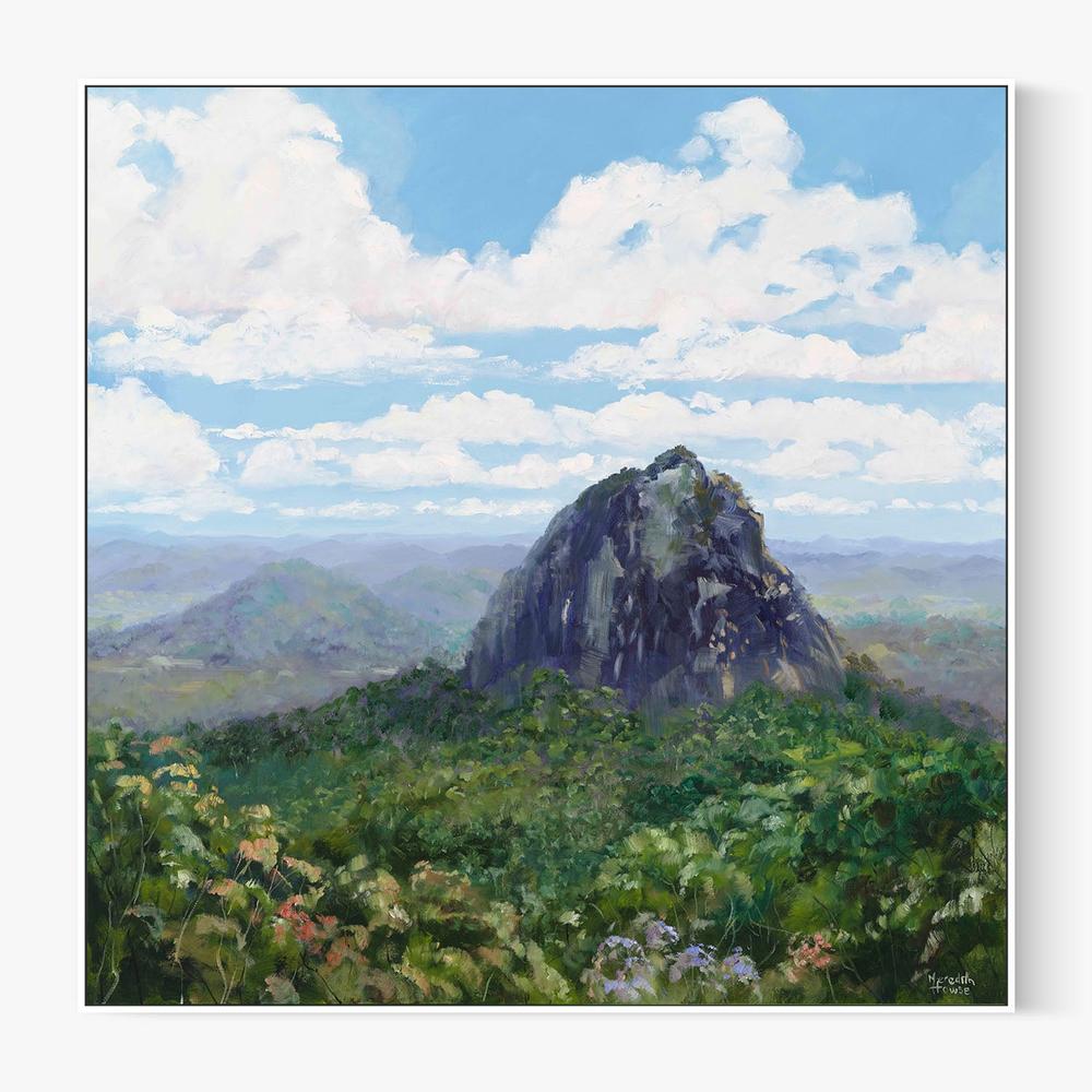 Mount Tibrogargan-by-Meredith Howse-wall-art-print-canvas-poster-framed-Gioia