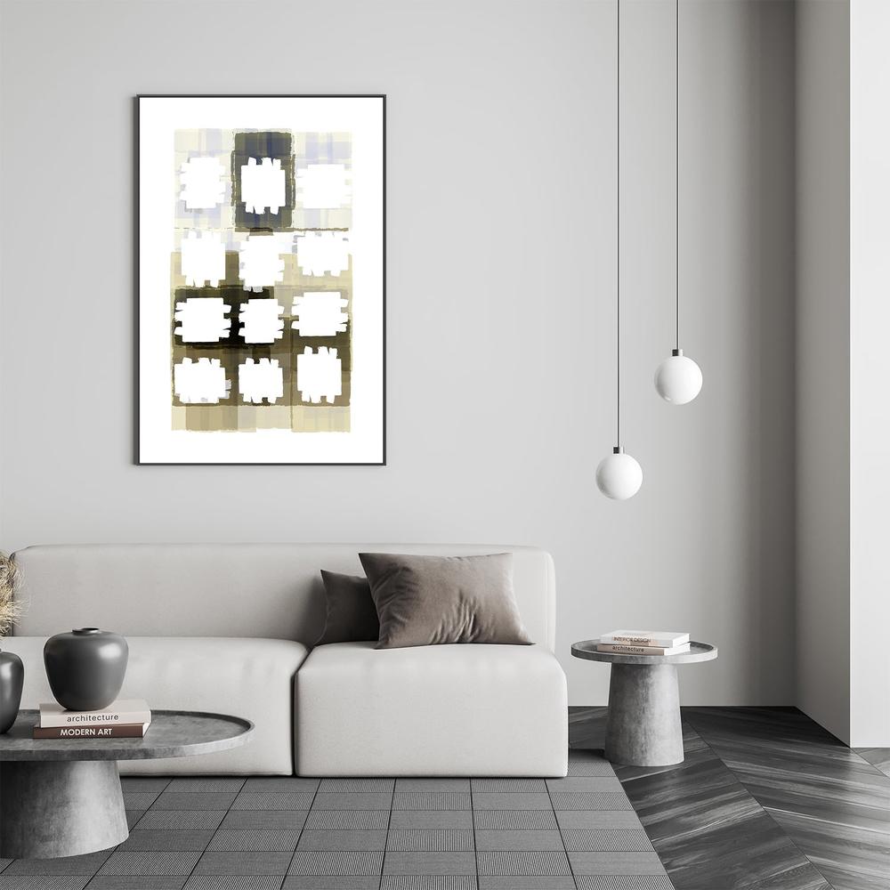 wall-art-print-canvas-poster-framed-Muted Grid Abstract-9