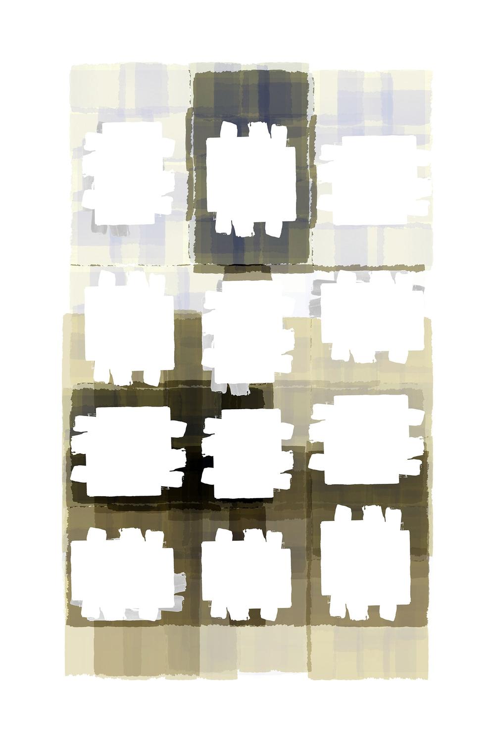wall-art-print-canvas-poster-framed-Muted Grid Abstract-1