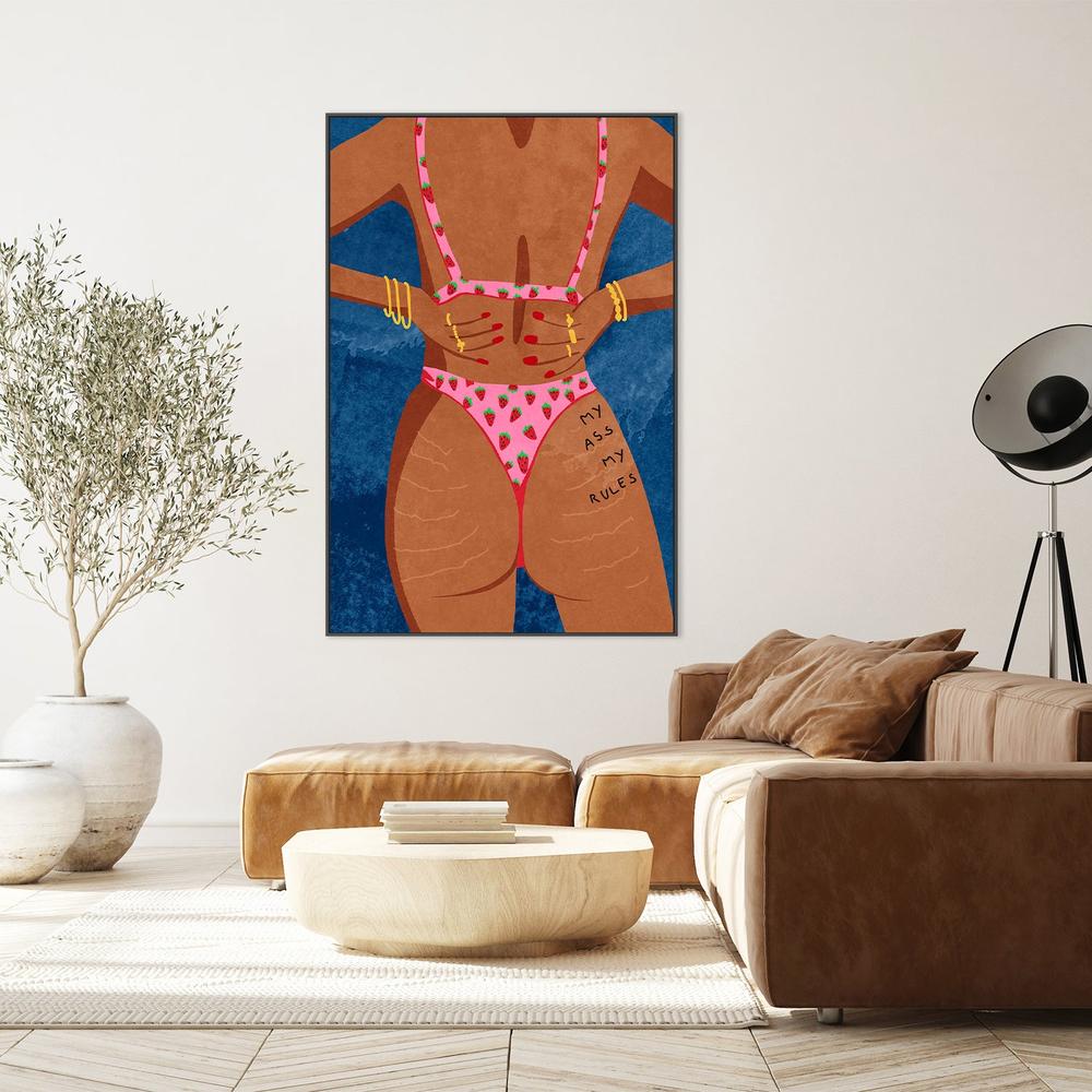 My ass my rules-by-Raissa Oltmanns-wall-art-print-canvas-poster-framed-Gioia