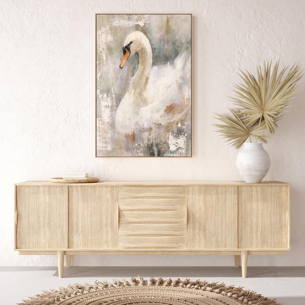 Mystical Swan, Style B-by-Nina Blue-wall-art-print-canvas-poster-framed-Gioia