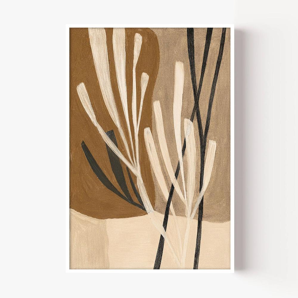 Neutral Grasses-by-Lady Hana-wall-art-print-canvas-poster-framed-Gioia