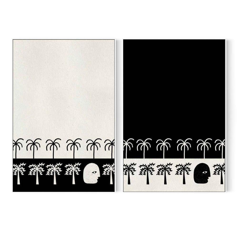 Nostalgia, Style A & B, Set Of 2-by-Shatha Al Dafai-wall-art-print-canvas-poster-framed-Gioia