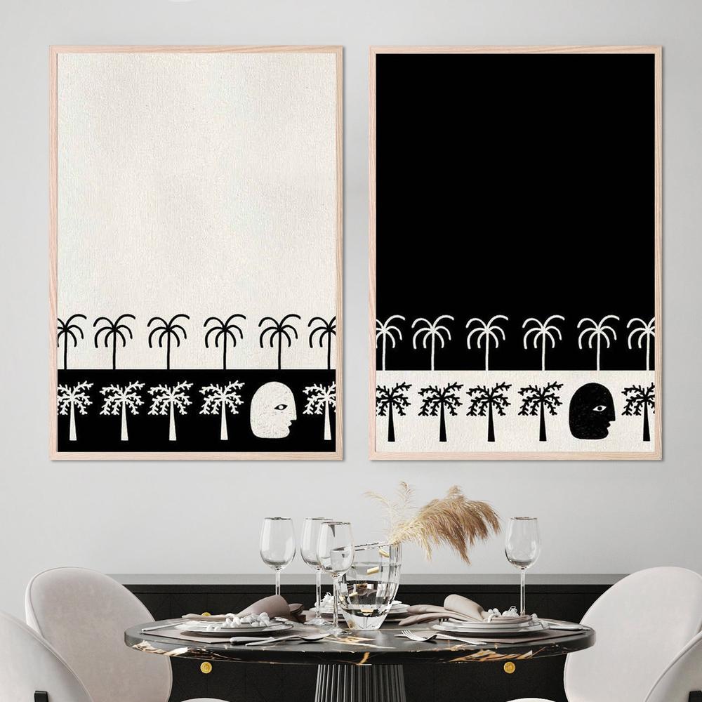 Nostalgia, Style A & B, Set Of 2-by-Shatha Al Dafai-wall-art-print-canvas-poster-framed-Gioia