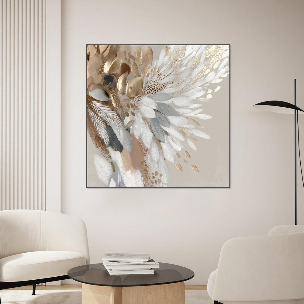 NOT DONE - Gilded Feathers-by-Bella Eve-wall-art-print-canvas-poster-framed-Gioia
