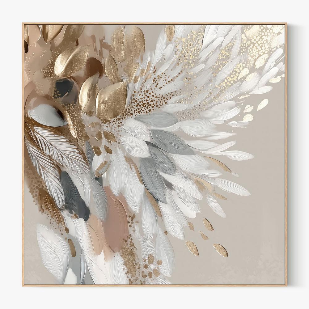 NOT DONE - Gilded Feathers-by-Bella Eve-wall-art-print-canvas-poster-framed-Gioia