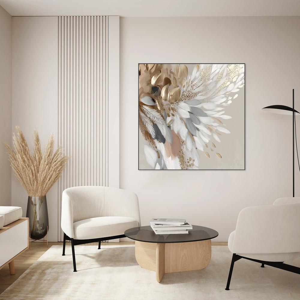 NOT DONE - Gilded Feathers-by-Bella Eve-wall-art-print-canvas-poster-framed-Gioia