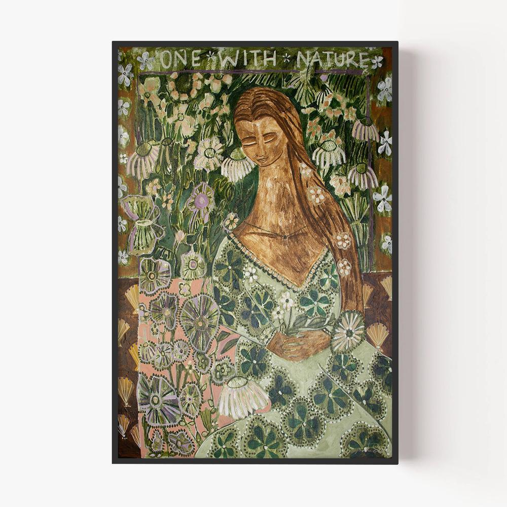One with Nature-by-Amanda Skye-wall-art-print-canvas-poster-framed-Gioia