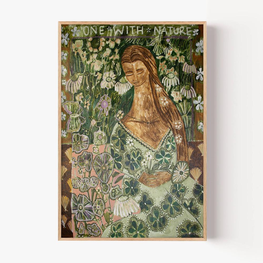 One with Nature-by-Amanda Skye-wall-art-print-canvas-poster-framed-Gioia
