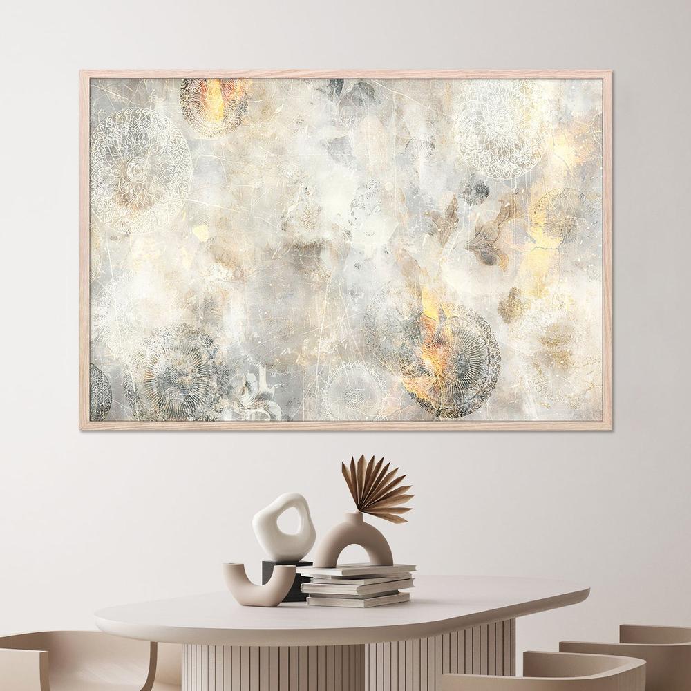 Ornate Abstract Circles-by-Rafal Kulik-wall-art-print-canvas-poster-framed-Gioia