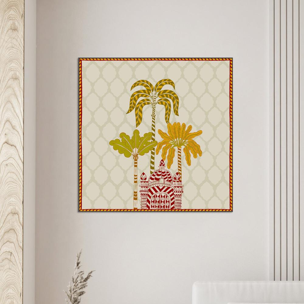wall-art-print-canvas-poster-framed-Ornate Desert Palms-2
