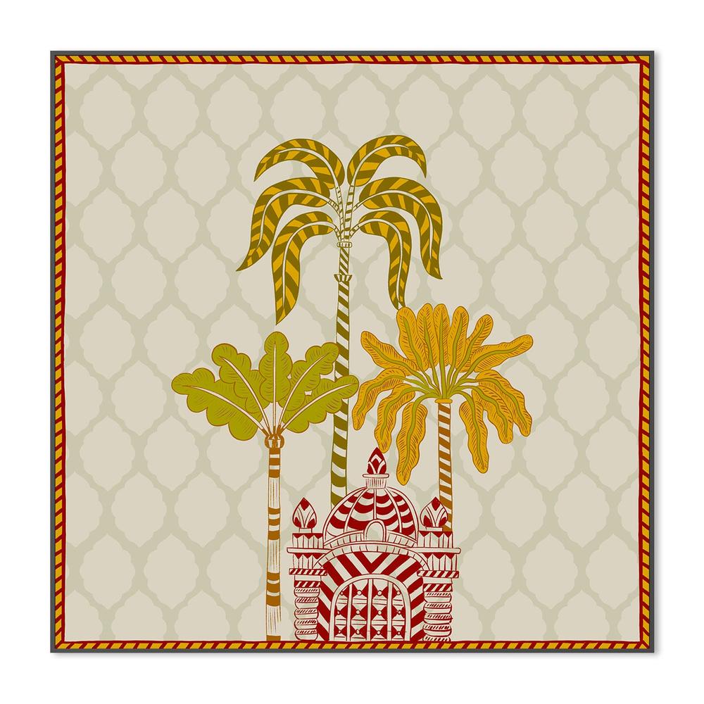 wall-art-print-canvas-poster-framed-Ornate Desert Palms-3