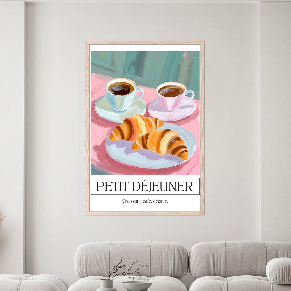 Pastel French Breakfast-by-Ohkimiko-wall-art-print-canvas-poster-framed-Gioia