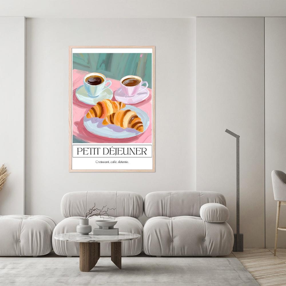 Pastel French Breakfast-by-Ohkimiko-wall-art-print-canvas-poster-framed-Gioia