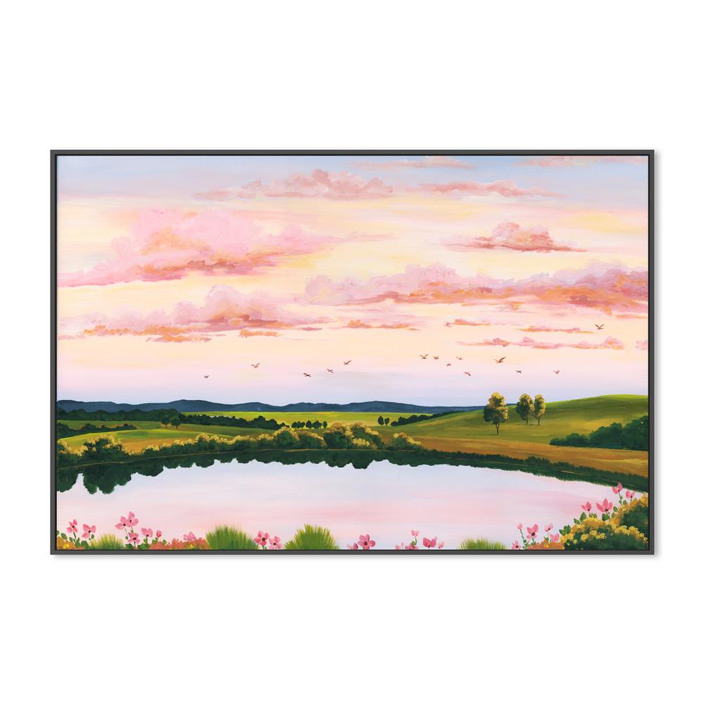 Peachy Skies-by-Meg Frances-wall-art-print-canvas-poster-framed-Gioia