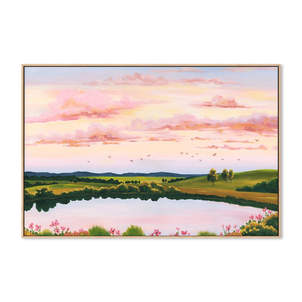 Peachy Skies-by-Meg Frances-wall-art-print-canvas-poster-framed-Gioia