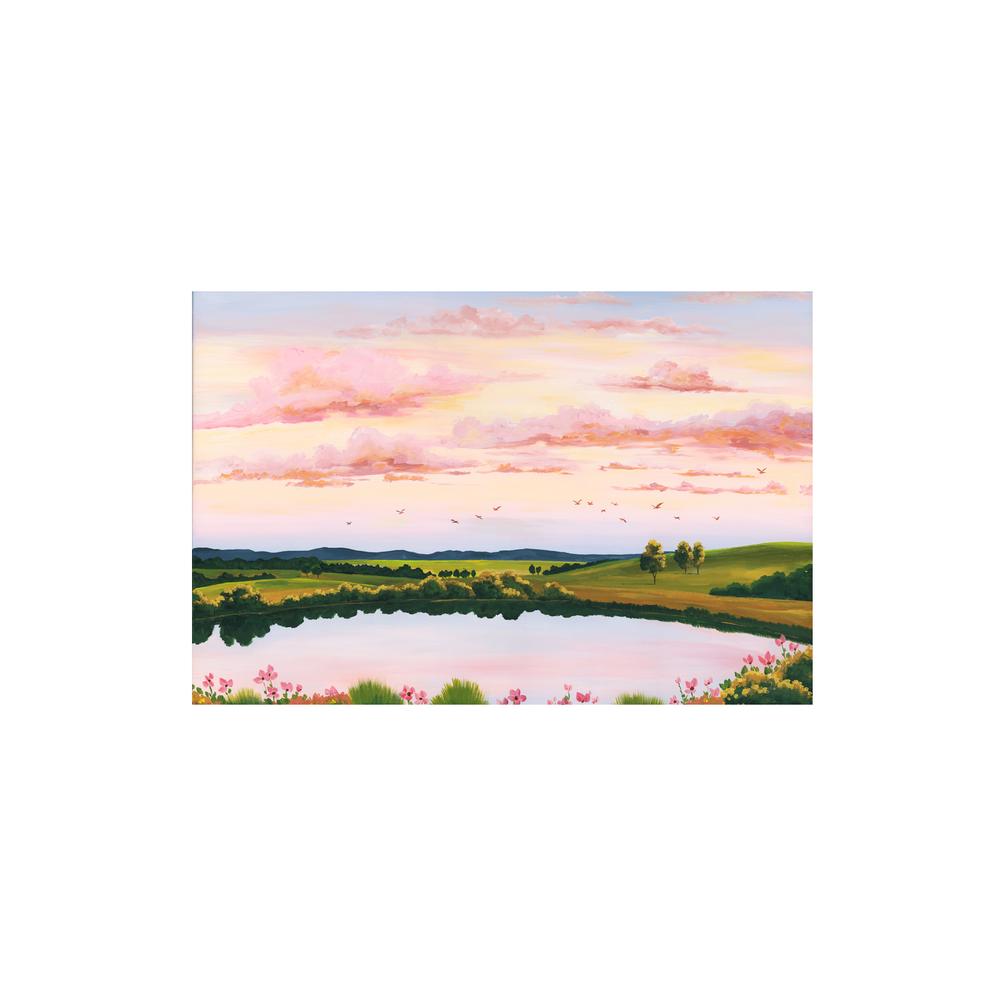 Peachy Skies-by-Meg Frances-wall-art-print-canvas-poster-framed-Gioia