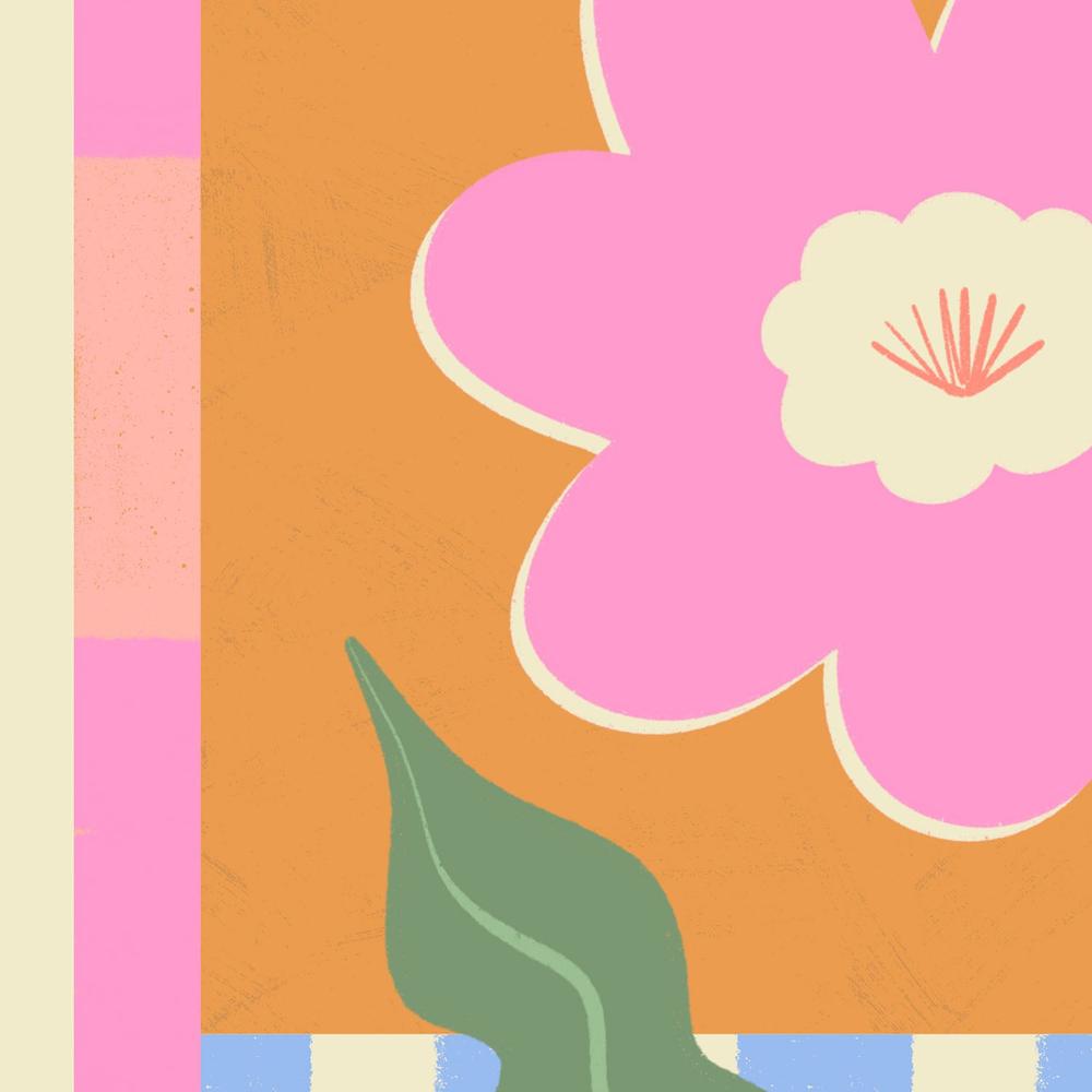 Pink Abstract Flower-by-Melissa Donne-wall-art-print-canvas-poster-framed-Gioia