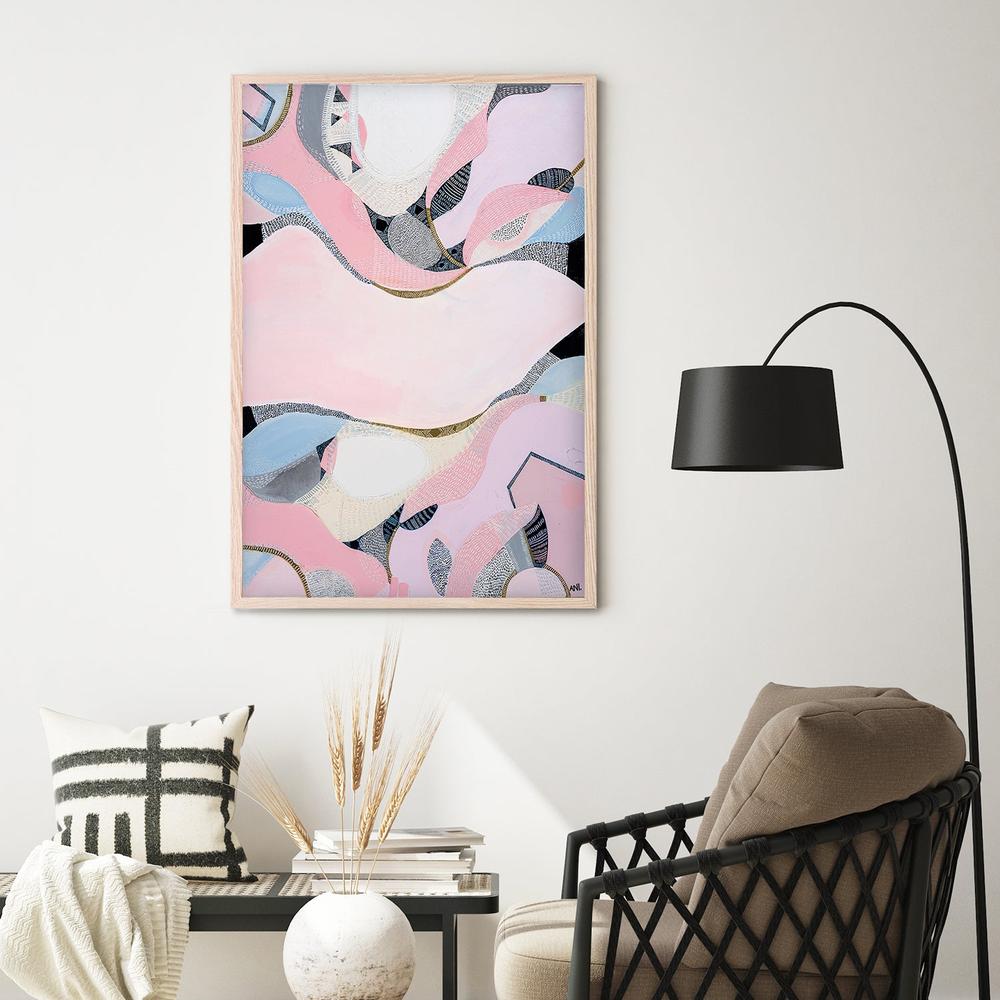 Pink Lake Esperance-by-Ani Ipradjian-wall-art-print-canvas-poster-framed-Gioia