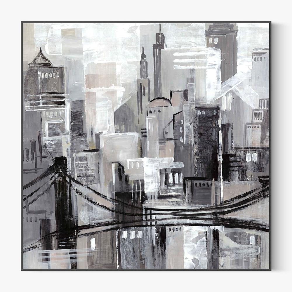 Pink Manhattan Impressions, Style B-by-Lera-wall-art-print-canvas-poster-framed-Gioia