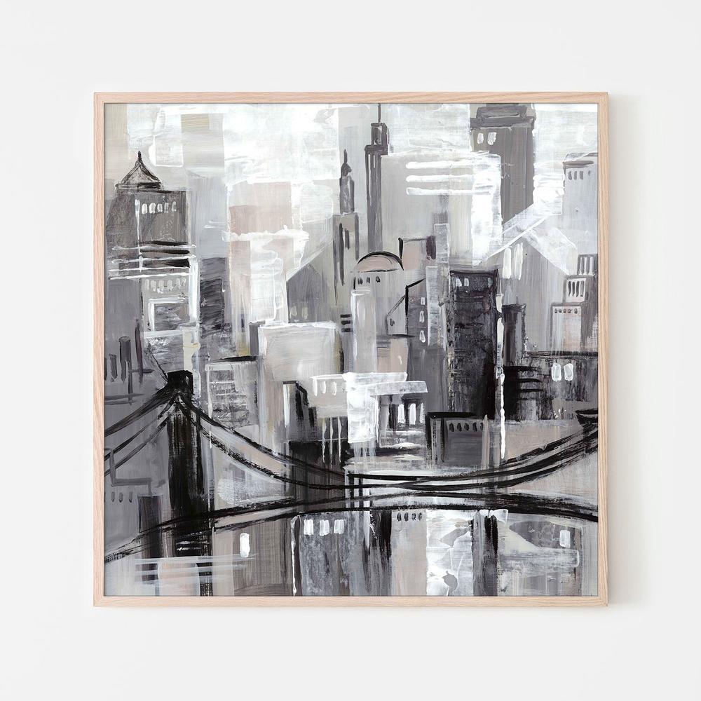 Pink Manhattan Impressions, Style B-by-Lera-wall-art-print-canvas-poster-framed-Gioia