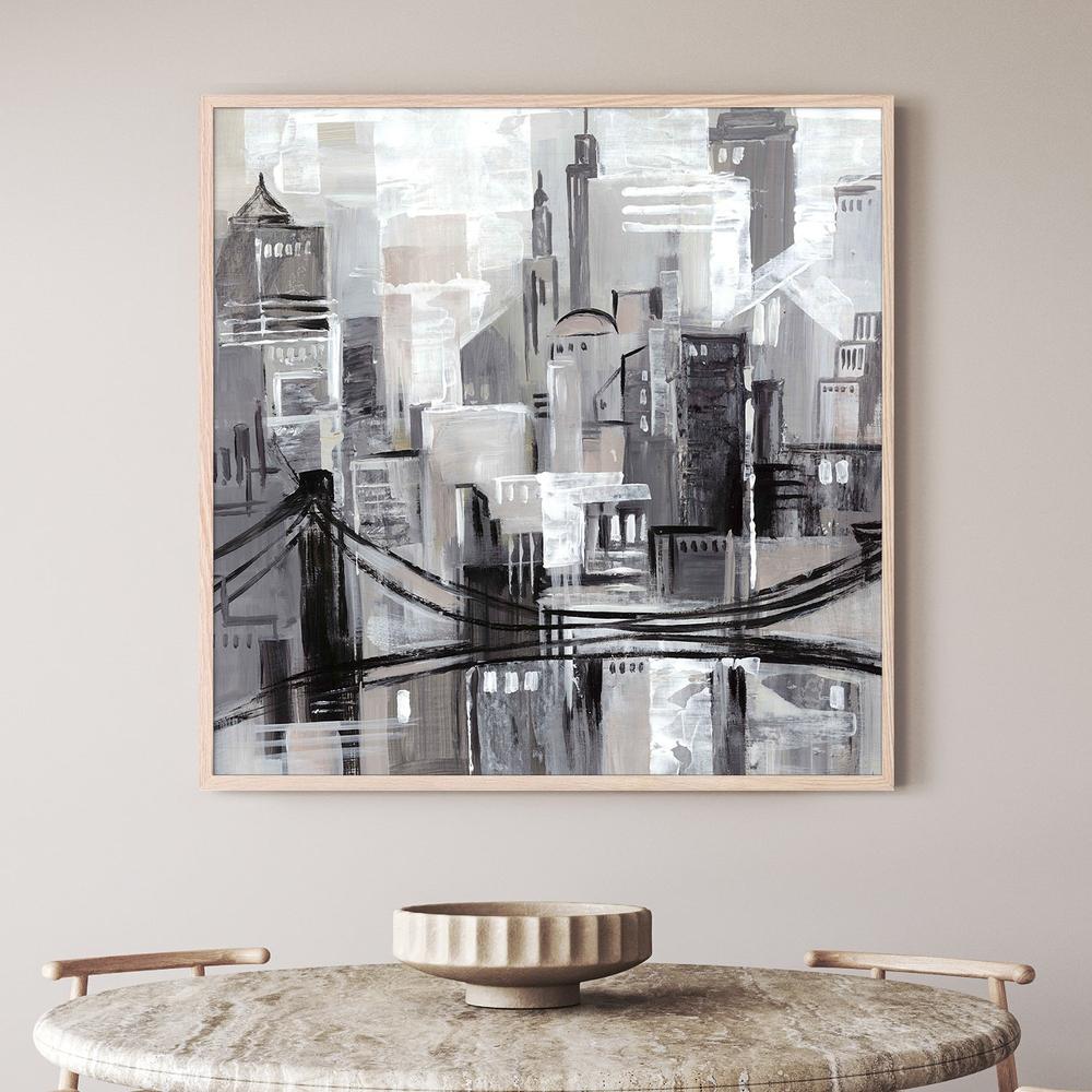Pink Manhattan Impressions, Style B-by-Lera-wall-art-print-canvas-poster-framed-Gioia