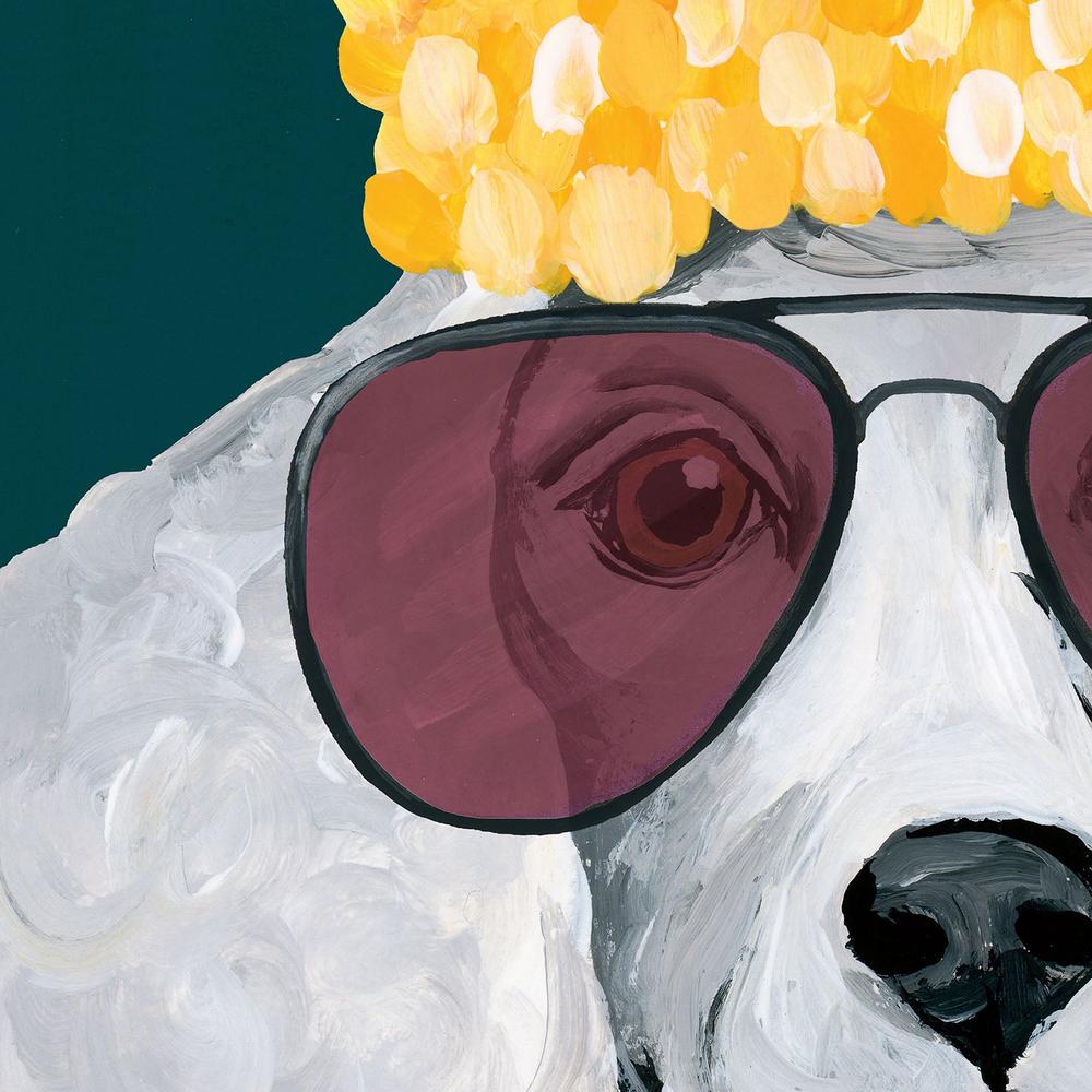 Poodle Power-by-Yvette St. Amant-wall-art-print-canvas-poster-framed-Gioia