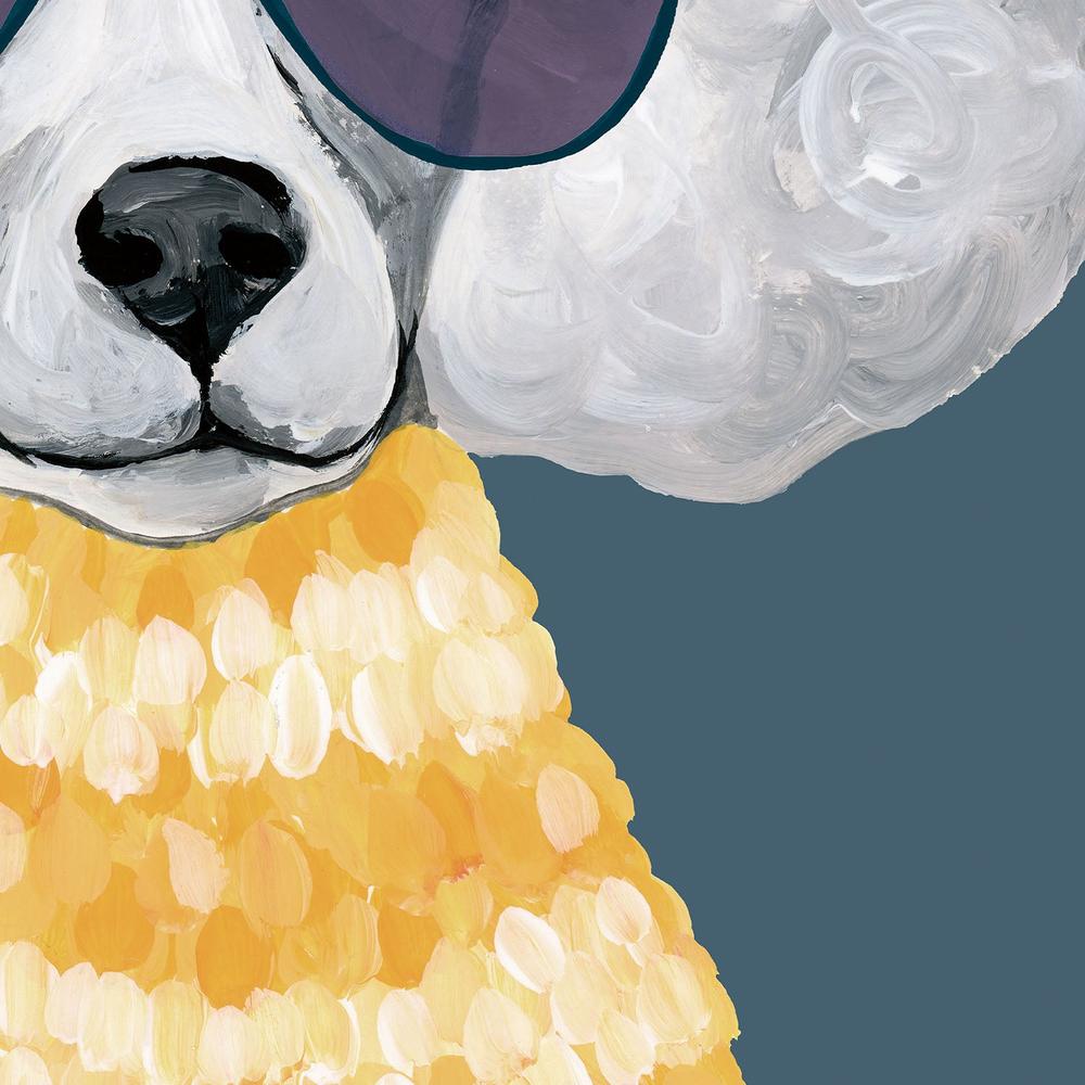 Poodle Power v2-by-Yvette St. Amant-wall-art-print-canvas-poster-framed-Gioia