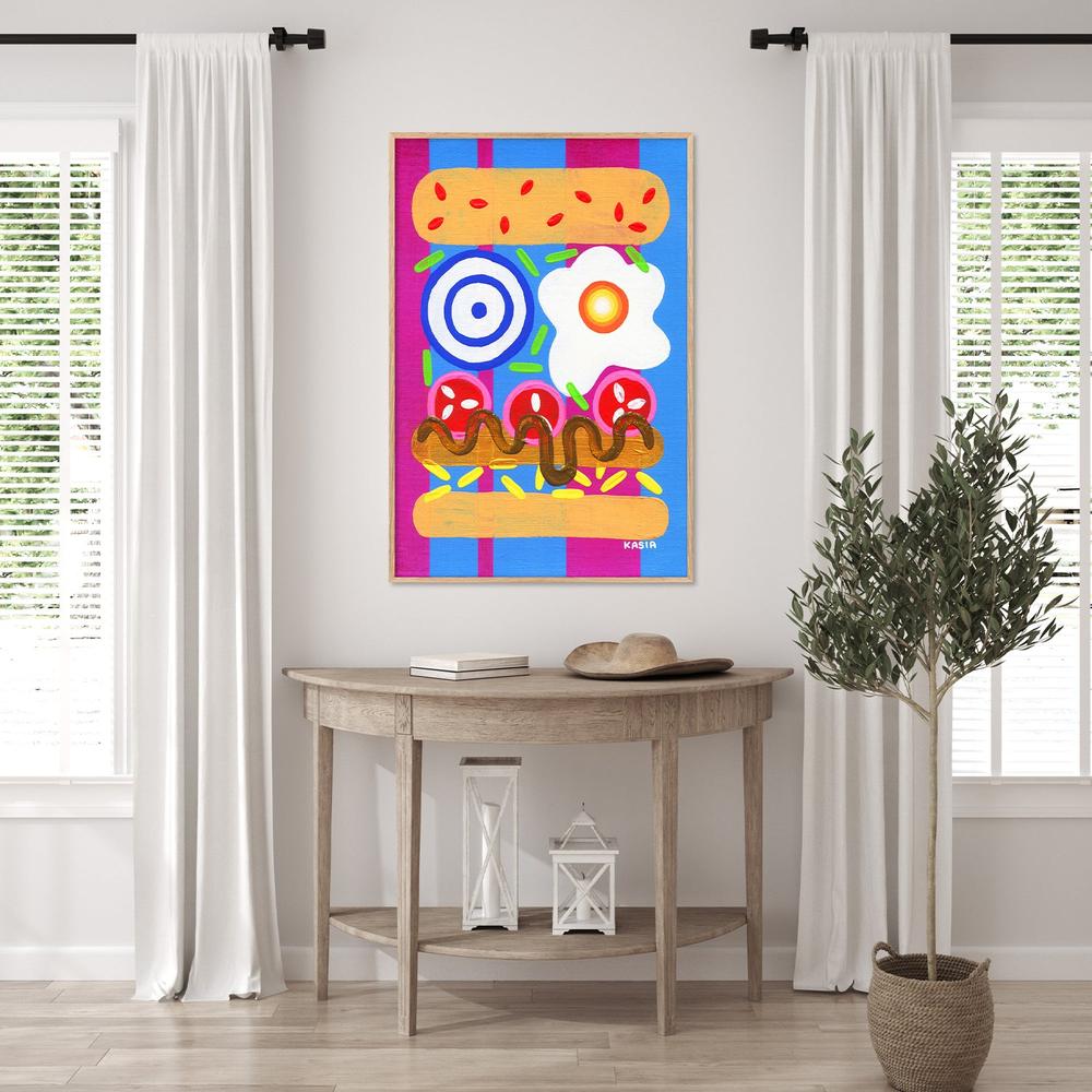 Pretty Hungry-by-Kasia Amanda-wall-art-print-canvas-poster-framed-Gioia