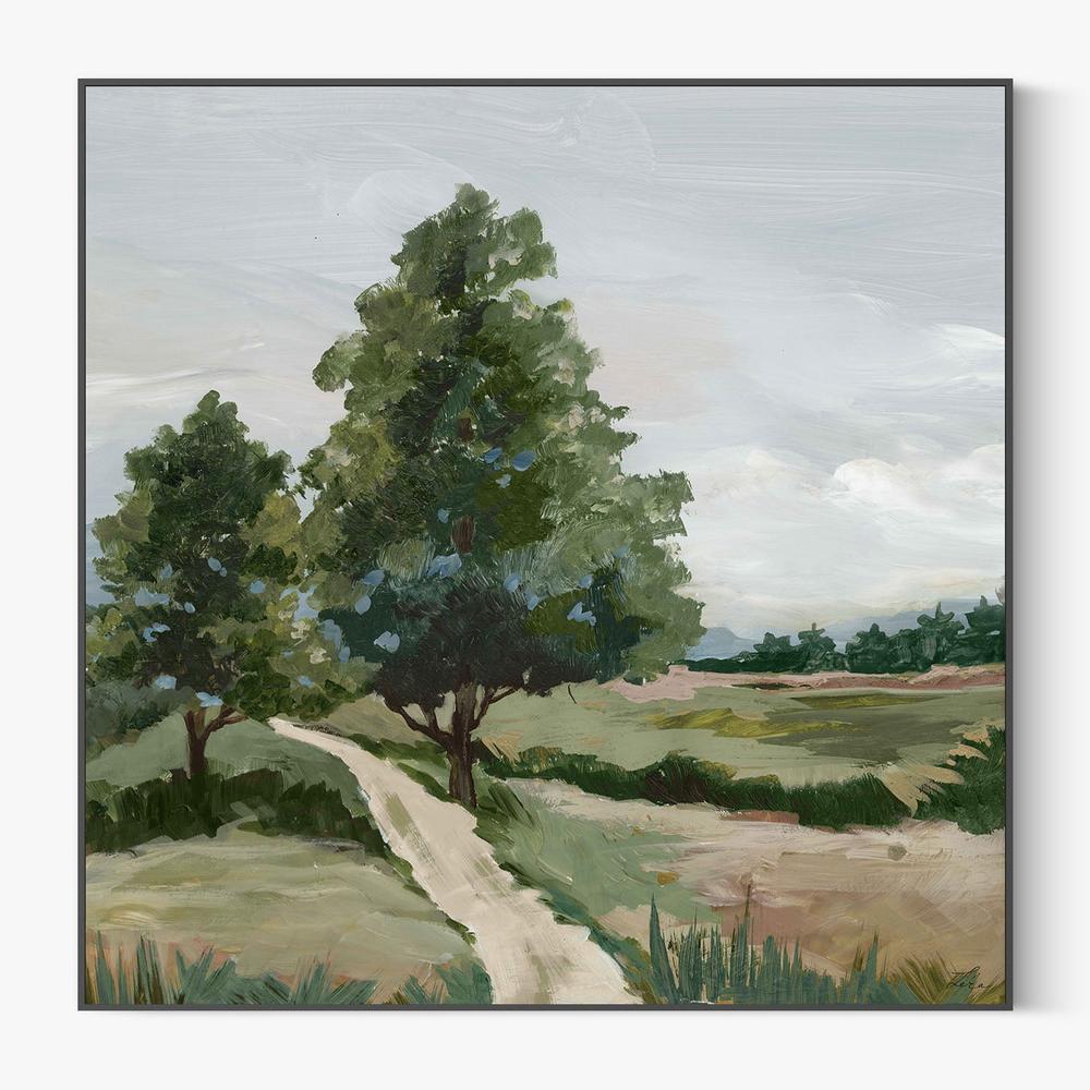 Quiet Path Through Open Fields-by-Lera-wall-art-print-canvas-poster-framed-Gioia