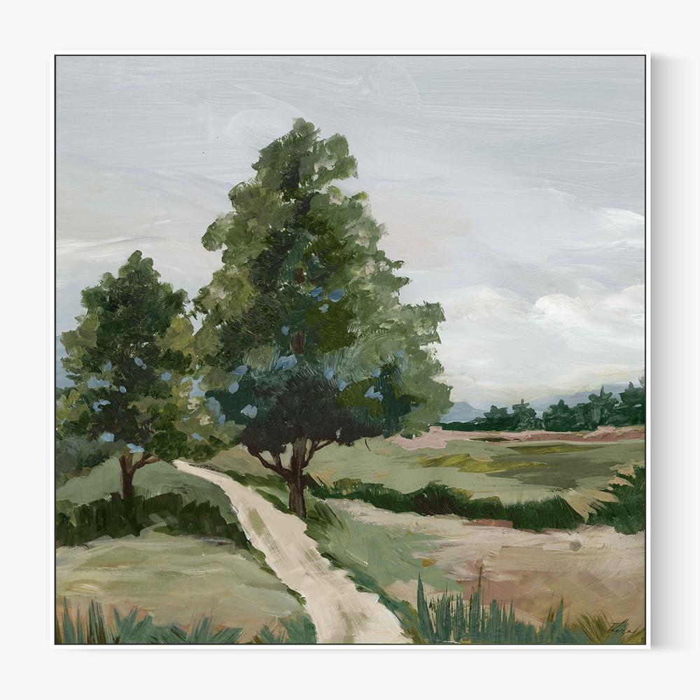Quiet Path Through Open Fields-by-Lera-wall-art-print-canvas-poster-framed-Gioia