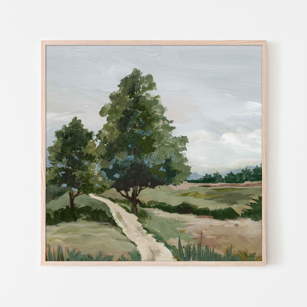 Quiet Path Through Open Fields-by-Lera-wall-art-print-canvas-poster-framed-Gioia