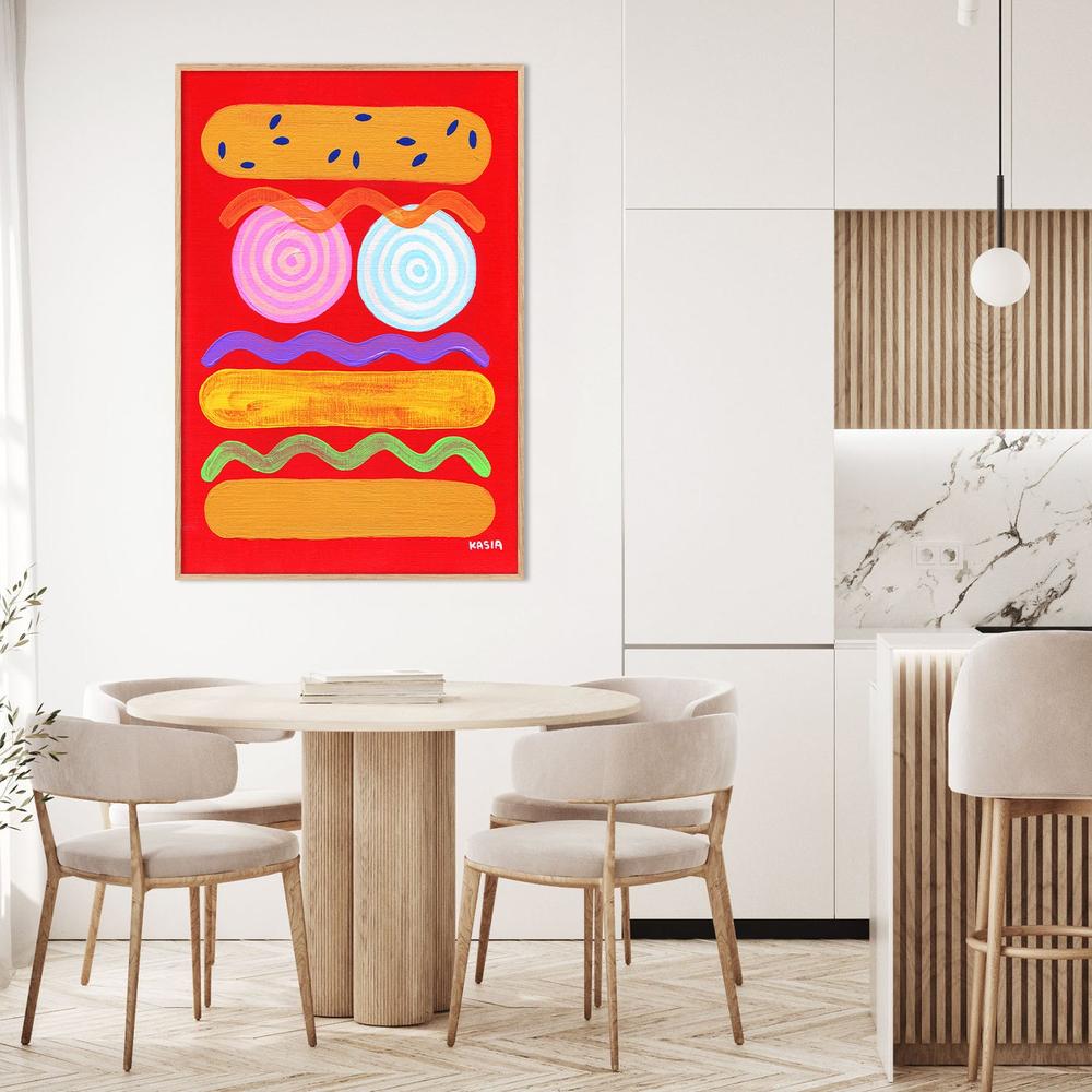 Red Hot-by-Kasia Amanda-wall-art-print-canvas-poster-framed-Gioia