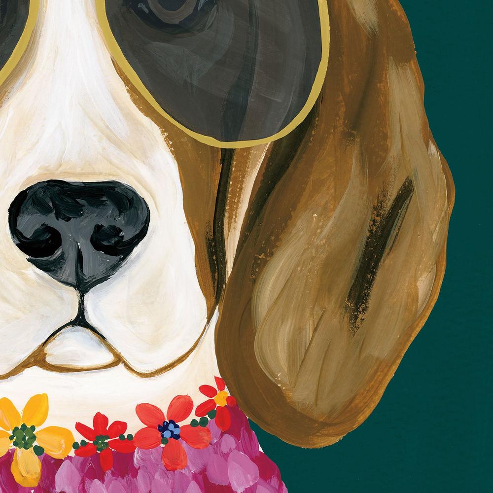 Regal Beagle-by-Yvette St. Amant-wall-art-print-canvas-poster-framed-Gioia