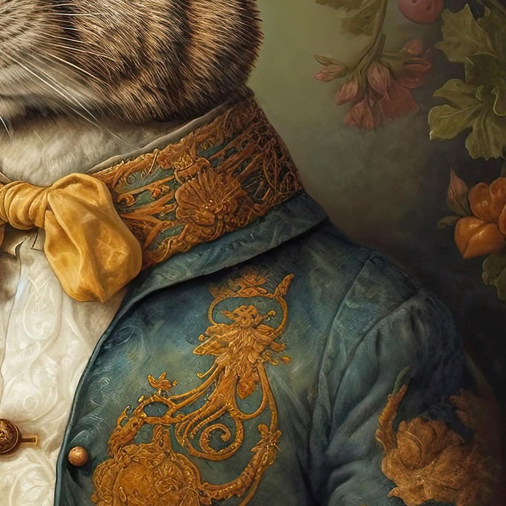 Regal Rabbit Portrait-by-Treechild-wall-art-print-canvas-poster-framed-Gioia