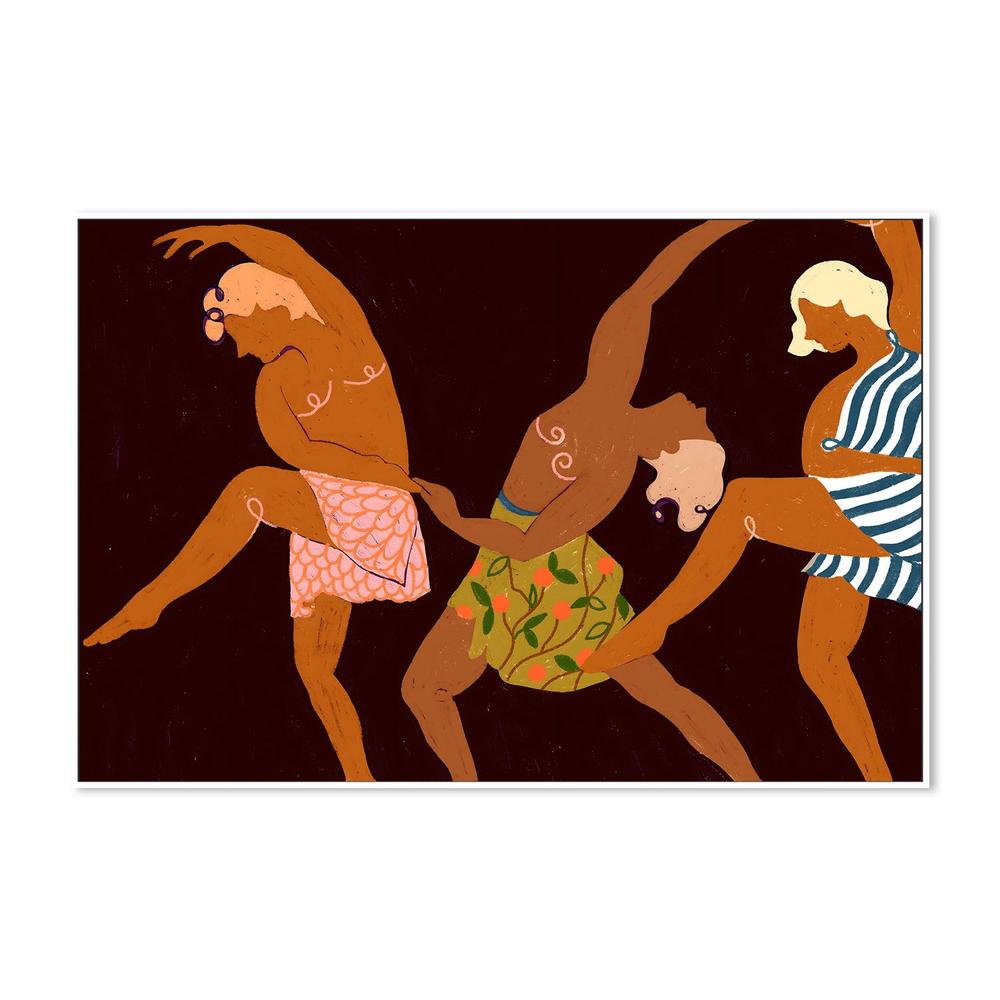 wall-art-print-canvas-poster-framed-Rhythmic Dancing Figures-5