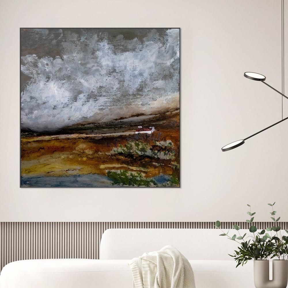 Rolling Clouds-by-Louise O'Hara-wall-art-print-canvas-poster-framed-Gioia