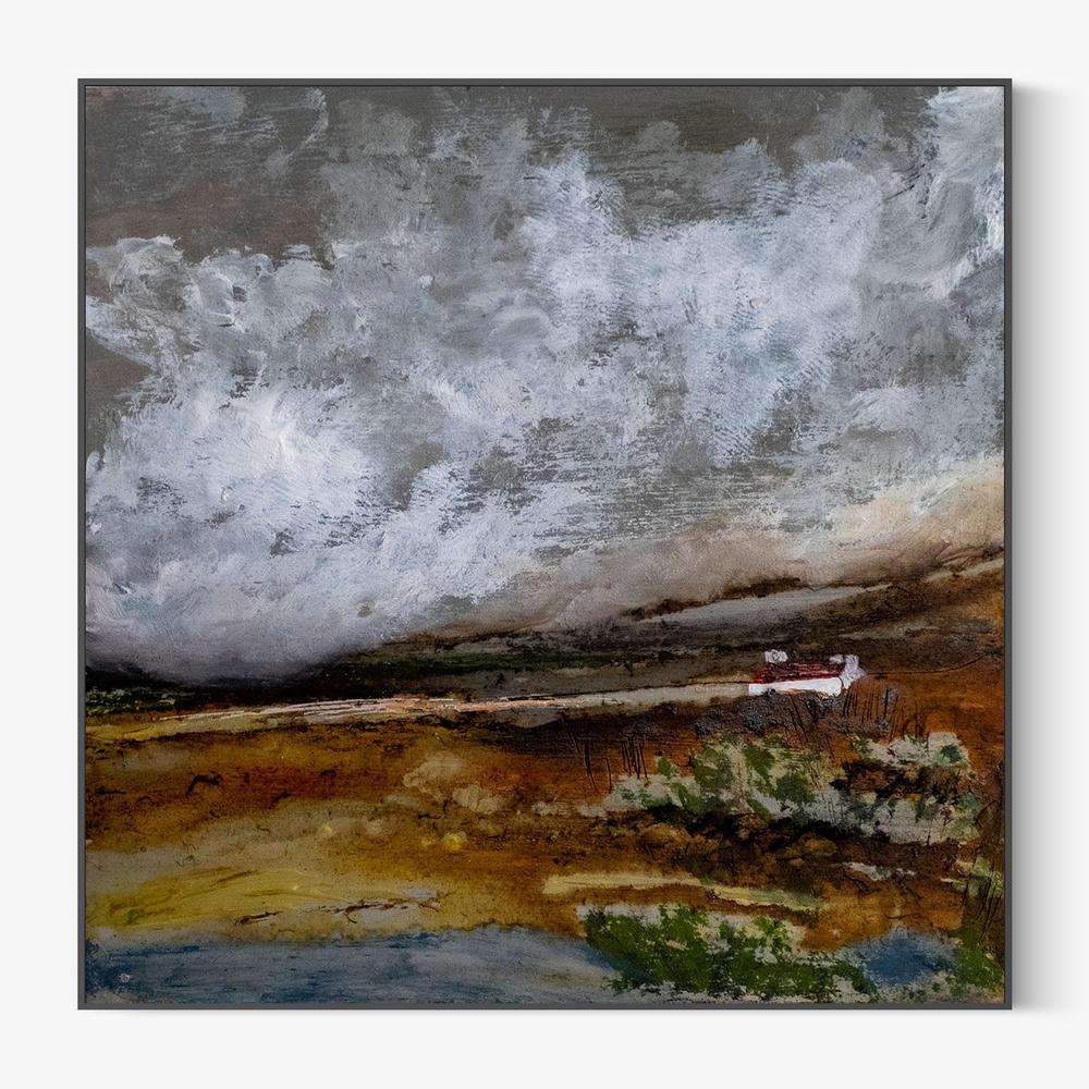Rolling Clouds-by-Louise O'Hara-wall-art-print-canvas-poster-framed-Gioia