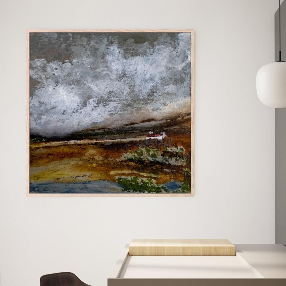 Rolling Clouds-by-Louise O'Hara-wall-art-print-canvas-poster-framed-Gioia