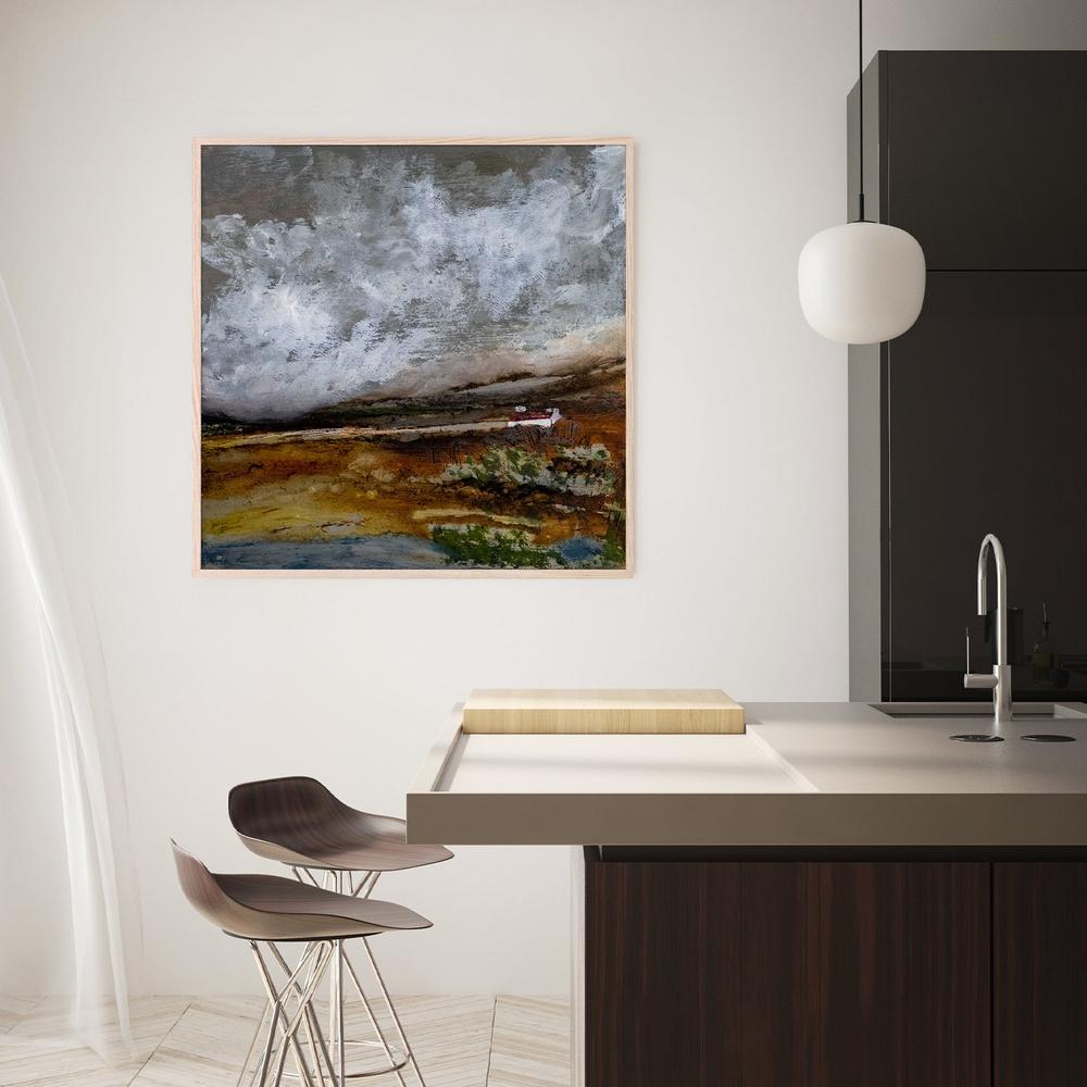 Rolling Clouds-by-Louise O'Hara-wall-art-print-canvas-poster-framed-Gioia